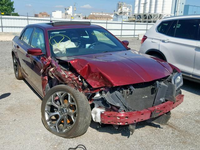 2C3CCABG5JH262098 - 2018 CHRYSLER 300 S MAROON photo 1