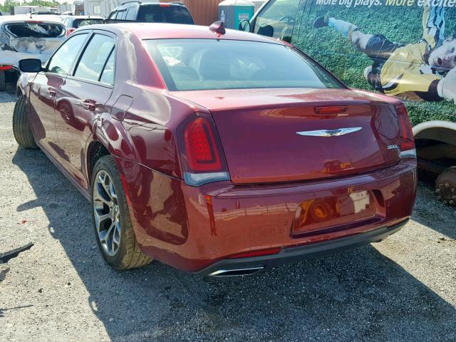 2C3CCABG5JH262098 - 2018 CHRYSLER 300 S MAROON photo 3