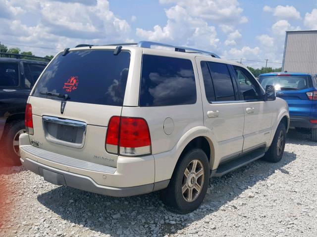 5LMEU88H15ZJ28794 - 2005 LINCOLN AVIATOR 奶油色 照片 4