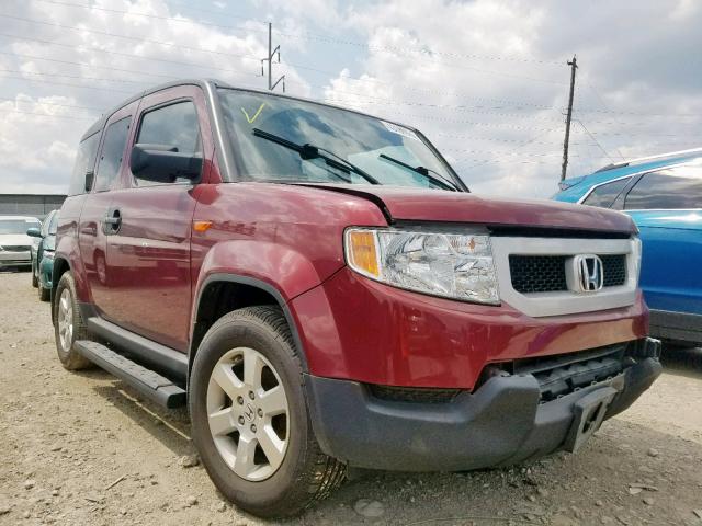 5J6YH2H78BL006990 - 2011 HONDA ELEMENT EX MAROON photo 1