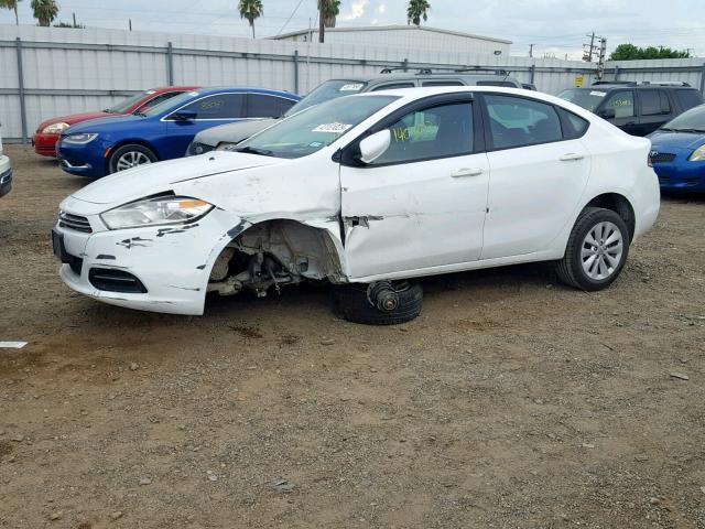 1C3CDFDH3ED723592 - 2014 DODGE DART SE AE WHITE photo 9