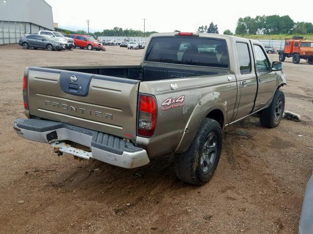 1N6MD29Y02C303630 - 2002 NISSAN FRONTIER C TAN photo 4