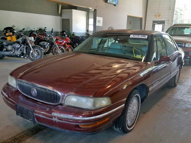 1G4HR52KXXH429903 - 1999 BUICK LESABRE LI BURGUNDY photo 2