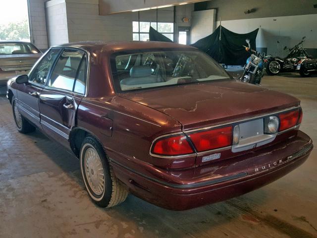 1G4HR52KXXH429903 - 1999 BUICK LESABRE LI BURGUNDY photo 3