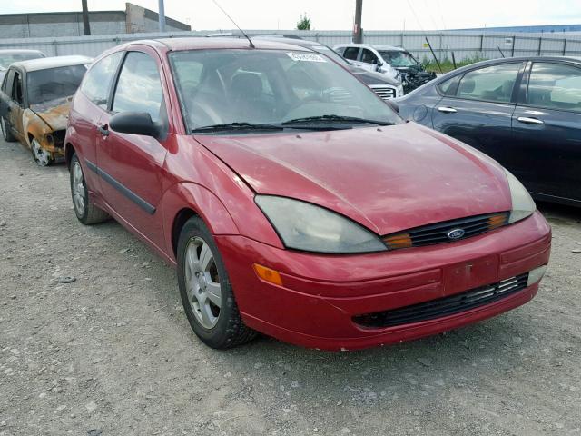 3FAFP313X3R139885 - 2003 FORD FOCUS ZX3 MAROON photo 1