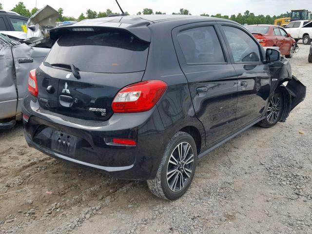 ML32A5HJ8HH013417 - 2017 MITSUBISHI MIRAGE GT BLACK photo 4