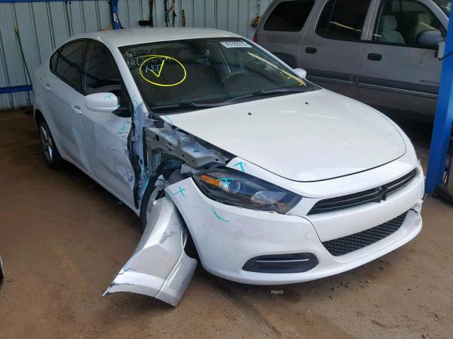 1C3CDFBB3FD301743 - 2015 DODGE DART SXT WHITE photo 1