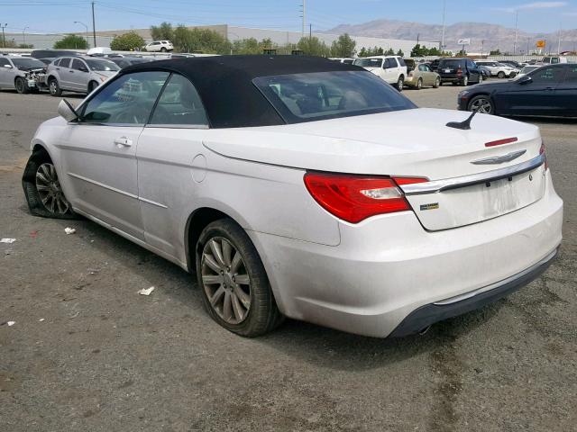 1C3BCBEG7CN261588 - 2012 CHRYSLER 200 TOURIN WHITE photo 3