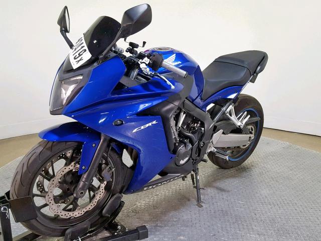 MLHRC7408F5100597 - 2015 HONDA CBR650 F BLUE photo 4