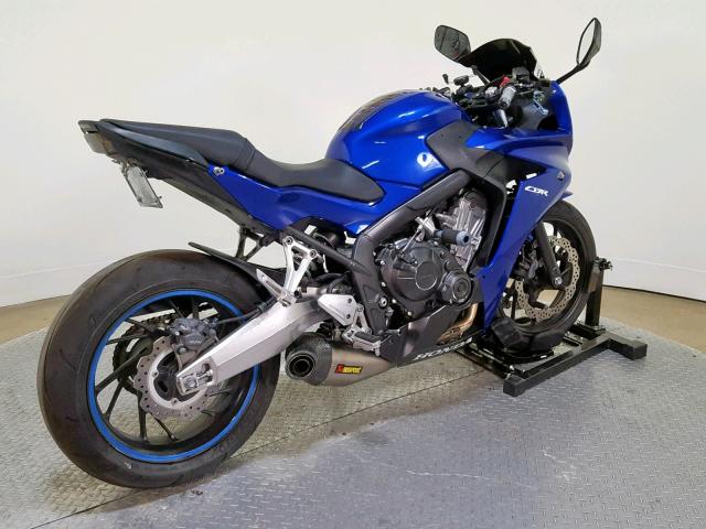 MLHRC7408F5100597 - 2015 HONDA CBR650 F BLUE photo 8