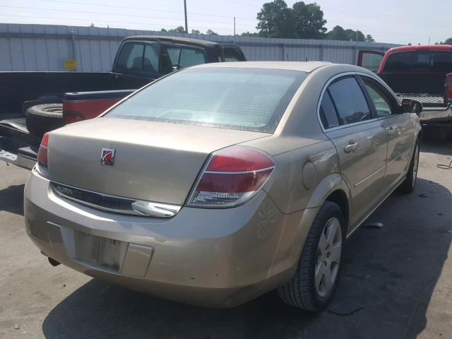 1G8ZS57NX7F146603 - 2007 SATURN AURA XE TAN photo 4