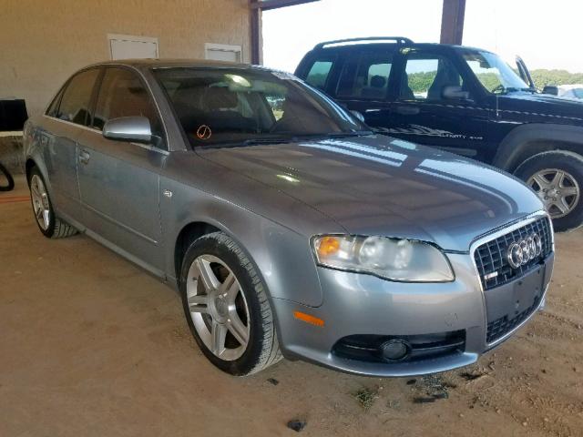WAUAF78E18A078026 - 2008 AUDI A4 2.0T GRAY photo 1