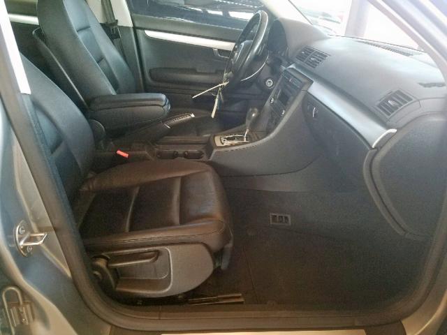 WAUAF78E18A078026 - 2008 AUDI A4 2.0T GRAY photo 5