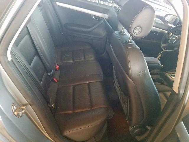 WAUAF78E18A078026 - 2008 AUDI A4 2.0T GRAY photo 6