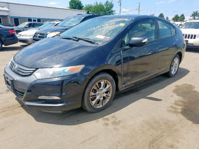 JHMZE2H71AS030067 - 2010 HONDA INSIGHT EX BLACK photo 2