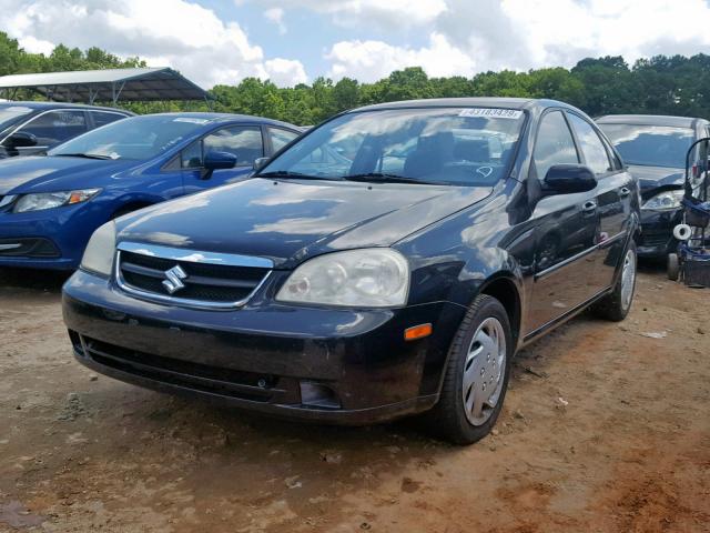 KL5JD56Z96K357529 - 2006 SUZUKI FORENZA BLACK photo 2