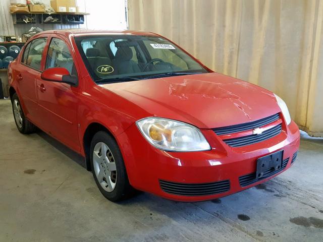 1G1AL55F877161261 - 2007 CHEVROLET COBALT LT RED photo 1