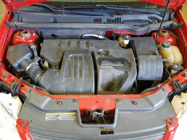 1G1AL55F877161261 - 2007 CHEVROLET COBALT LT RED photo 7