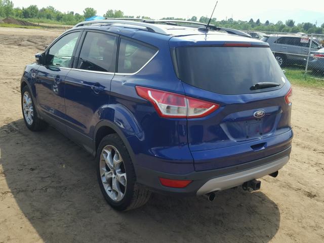 1FMCU9J91DUA55280 - 2013 FORD ESCAPE TIT BLUE photo 3