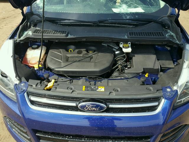 1FMCU9J91DUA55280 - 2013 FORD ESCAPE TIT BLUE photo 7