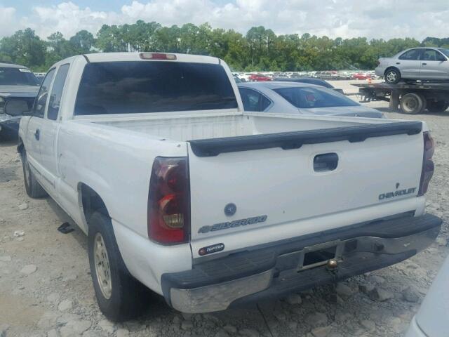 2GCEC19X331145027 - 2003 CHEVROLET SILVERADO WHITE photo 3