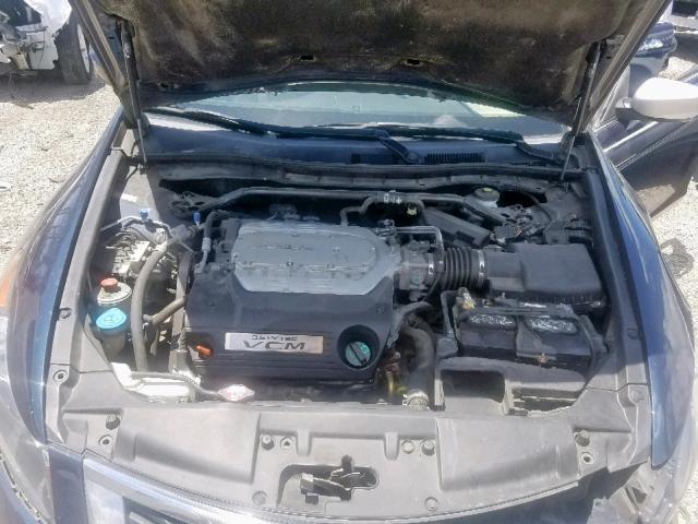 5KBCP3F82AB011495 - 2010 HONDA ACCORD EXL BLUE photo 7