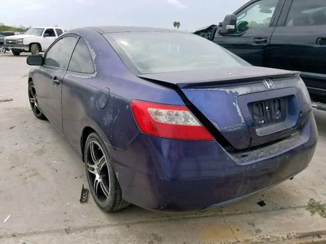 2HGFG122X9H519089 - 2009 HONDA CIVIC DX BLUE photo 3