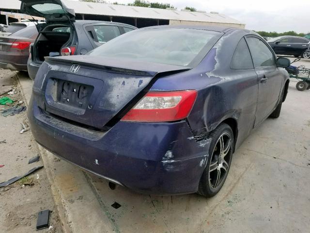 2HGFG122X9H519089 - 2009 HONDA CIVIC DX BLUE photo 4