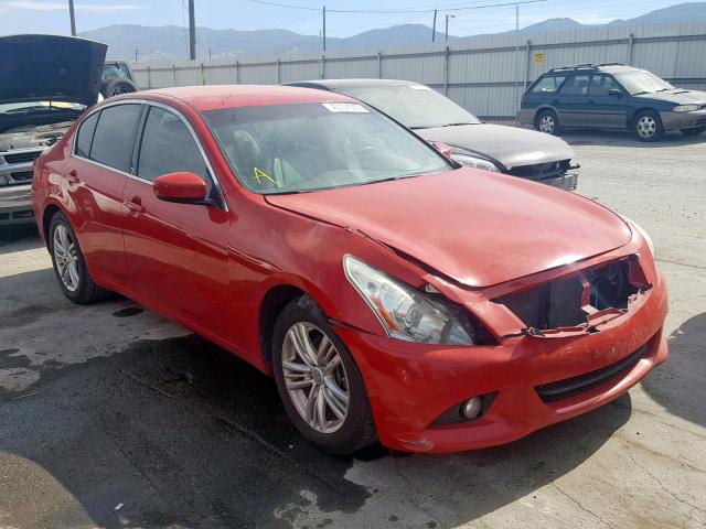 JN1CV6AR5AM453493 - 2010 INFINITI G37 RED photo 1