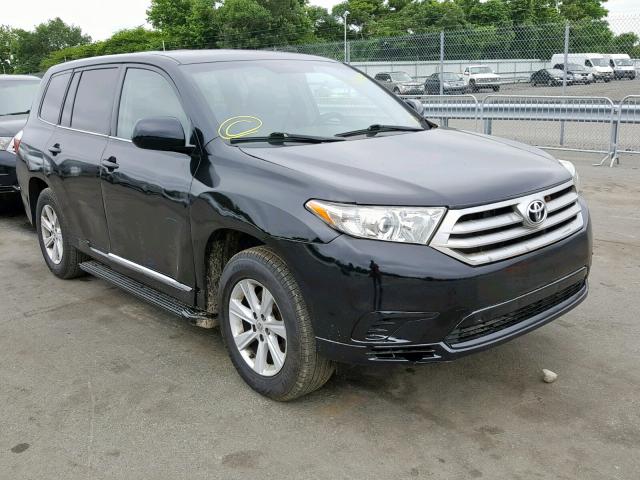 5TDZA3EH3DS032092 - 2013 TOYOTA HIGHLANDER BLACK photo 1