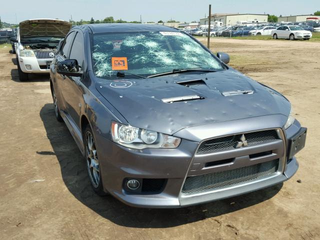 JA32W5FV5AU029350 - 2010 MITSUBISHI LANCER EVO GRAY photo 1