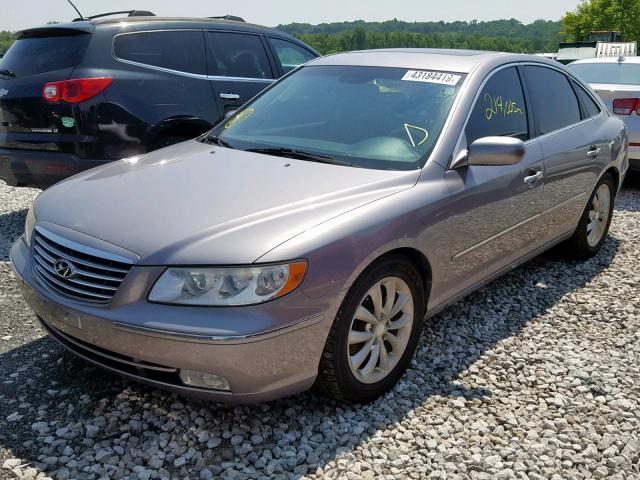 KMHFC46FX7A187526 - 2007 HYUNDAI AZERA SE GRAY photo 2