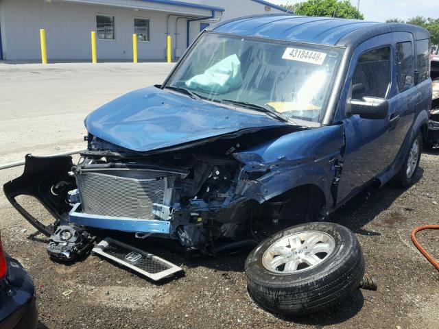 5J6YH18656L001897 - 2006 HONDA ELEMENT EX BLUE photo 2