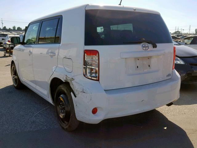 JTLZE4FEXC1143043 - 2012 TOYOTA SCION XB 白色 照片 3