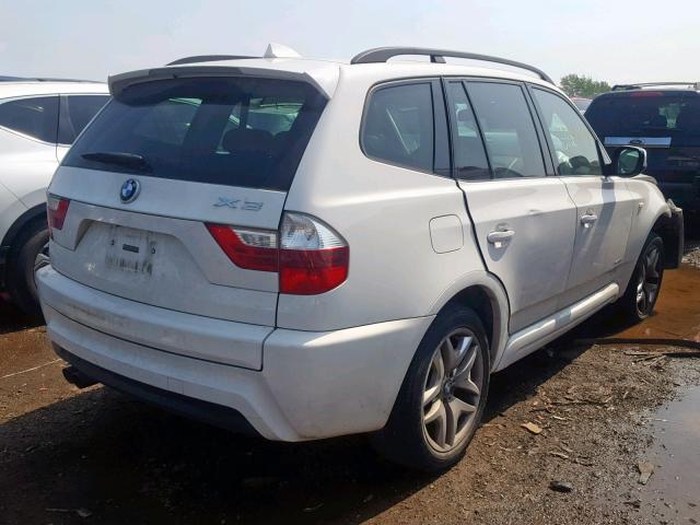 WBXPC9C48AWJ33261 - 2010 BMW X3 XDRIVE3 WHITE photo 4