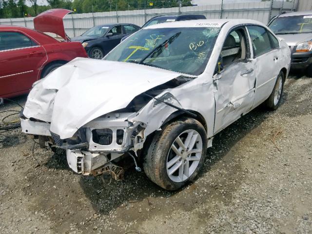 2G1WC5E35D1164767 - 2013 CHEVROLET IMPALA LTZ WHITE photo 2