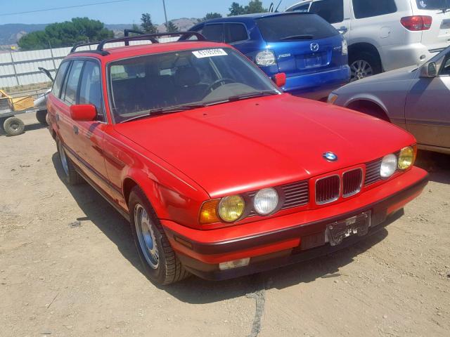 WBAHJ6317PGD22417 - 1993 BMW 525 IT AUT RED photo 1