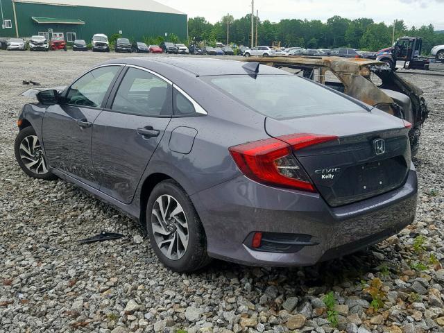 2HGFC2F76JH577180 - 2018 HONDA CIVIC EX GRAY photo 3