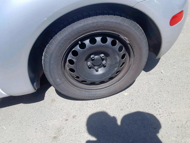 3VWCK21CX2M407526 - 2002 VOLKSWAGEN NEW BEETLE ვერცხლისფერი ფოტო 9