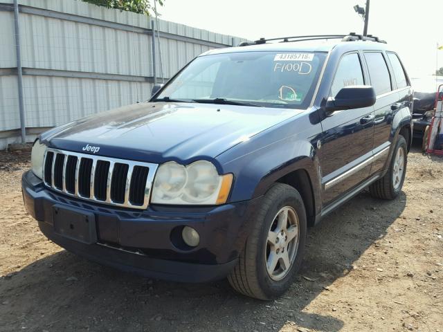 1J8HR58295C595621 - 2005 JEEP GRAND CHER BLUE photo 2