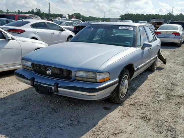 1G4HP52L3SH448087 - 1995 BUICK LESABRE CU BLUE photo 2