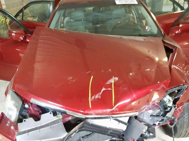 1G6DP577460104628 - 2006 CADILLAC CTS HI FEA RED photo 7