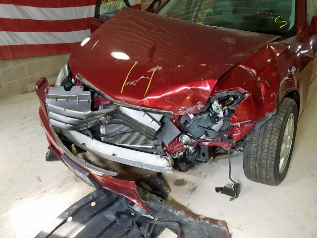 1G6DP577460104628 - 2006 CADILLAC CTS HI FEA RED photo 9