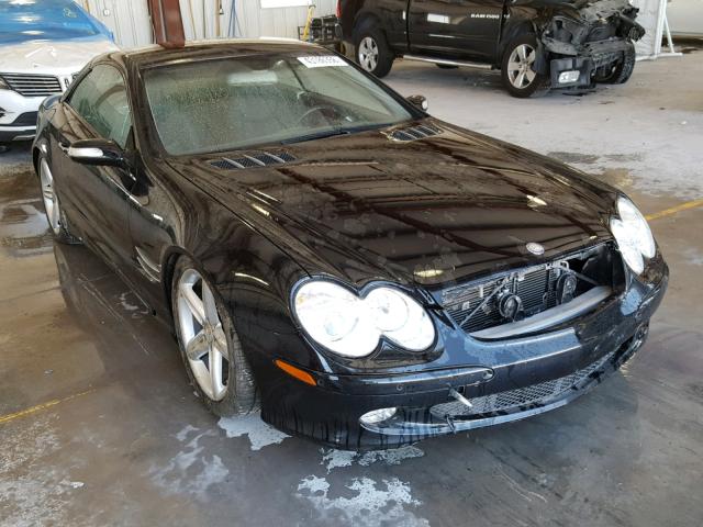 WDBSK75F05F094537 - 2005 MERCEDES-BENZ SL 500 BLACK photo 1