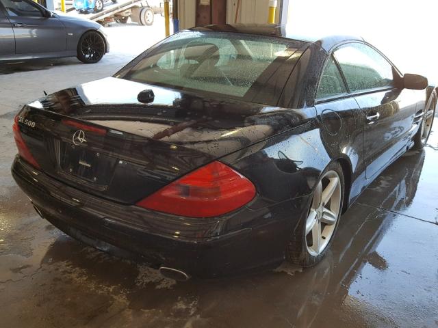 WDBSK75F05F094537 - 2005 MERCEDES-BENZ SL 500 BLACK photo 3