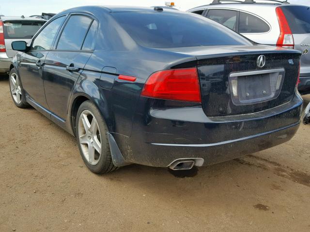 19UUA66246A004678 - 2006 ACURA 3.2TL BLACK photo 3