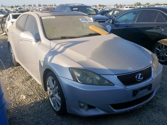 JTHBK262372027732 - 2007 LEXUS IS 250 SILVER photo 1