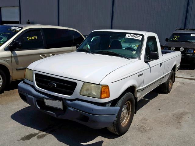 1FTYR10E33PA41518 - 2003 FORD RANGER WHITE photo 2