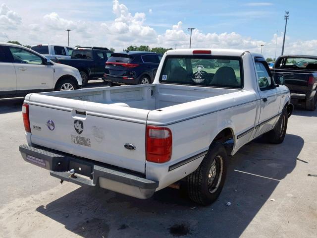 1FTYR10E33PA41518 - 2003 FORD RANGER WHITE photo 4