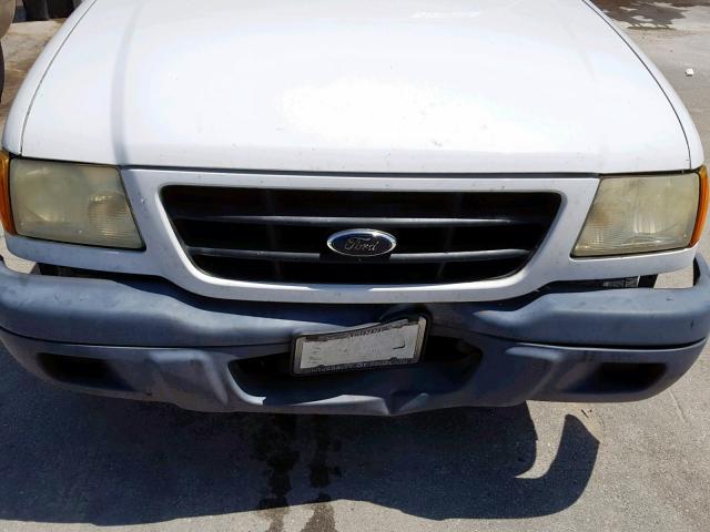 1FTYR10E33PA41518 - 2003 FORD RANGER WHITE photo 9